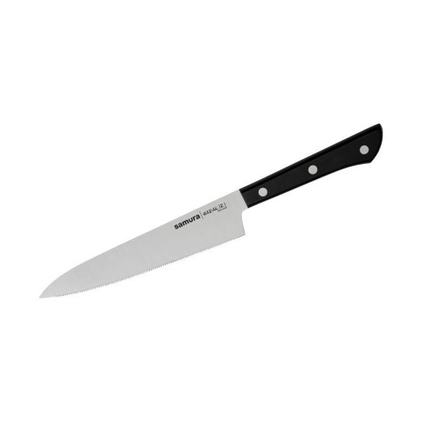 B/K Нож кухонный "Samura HARAKIRI" универс. серрейтор 150