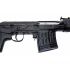 Снайперская винтовка AY 555 A, спринговая SVD, пластик Black (Koer)